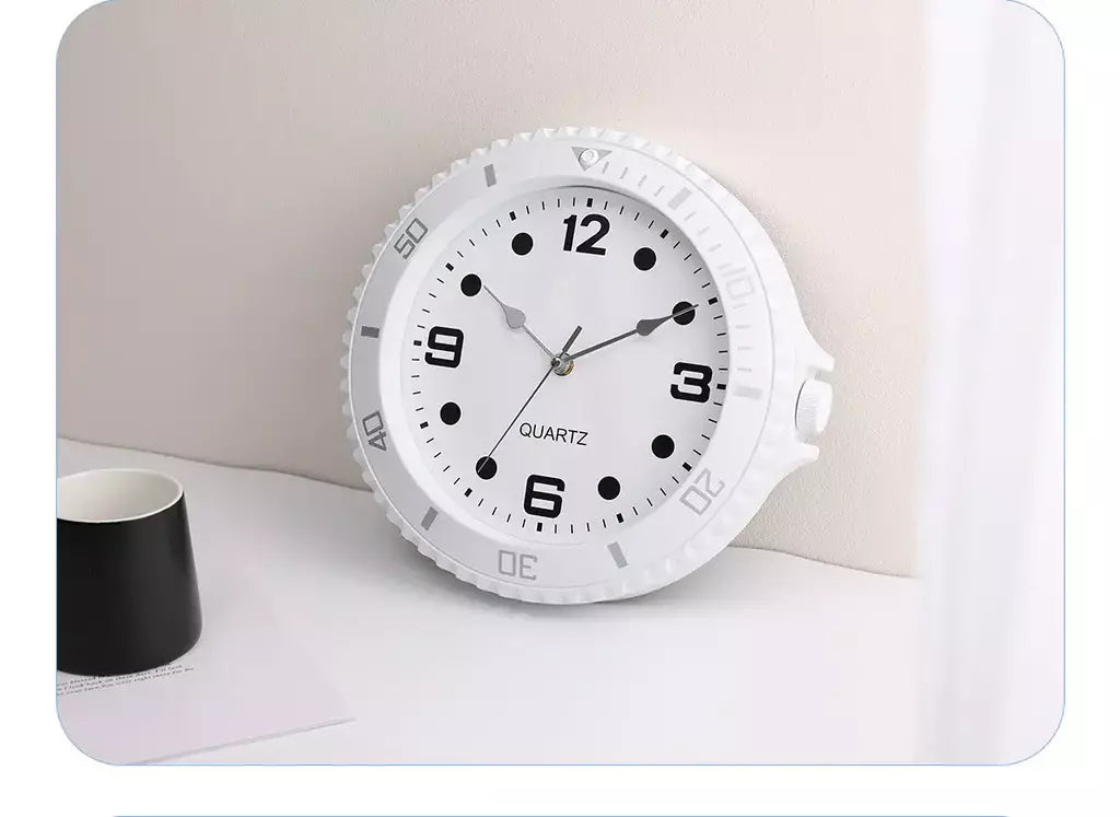 Relógio de parede de papel design moderno silencioso agulha de quartzo relógios de parede de luxo varredura silenciosa segunda casa criativo água fantasma relógio de parede