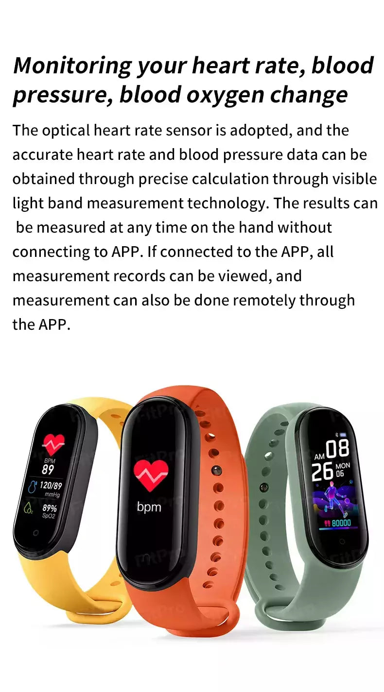Relógio inteligente digital para homens e mulheres, bluetooth, rastreador de fitness, esporte, freqüência cardíaca, pressão arterial, android, ios, novo