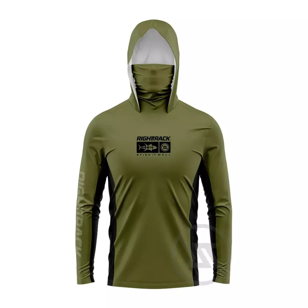 Vestuário colorido respirável Angling, RT Mask Hoodies, Vestuário de pesca, caça, escalada, camping, caminhadas Logos, UPF50 + UV, novo