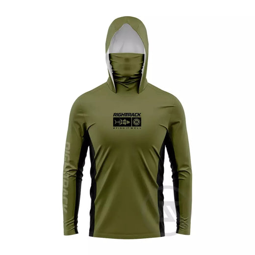 Vestuário colorido respirável Angling, RT Mask Hoodies, Vestuário de pesca, caça, escalada, camping, caminhadas Logos, UPF50 + UV, novo
