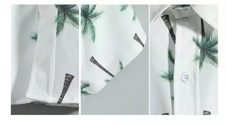 Roupas de praia para homens 2 Piece Set Quick Dry Camisa Havaiana e Shorts Set Homens Moda Vestuário Impressão Casual Outfits Verão