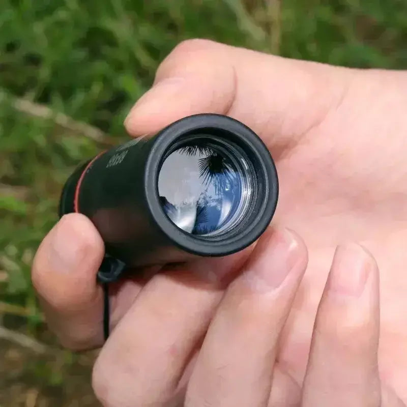 Telescópio monocular hd 2000x24, mini telescópio portátil para celular com suporte para acampamento ao ar livre, caça, observação de pássaros