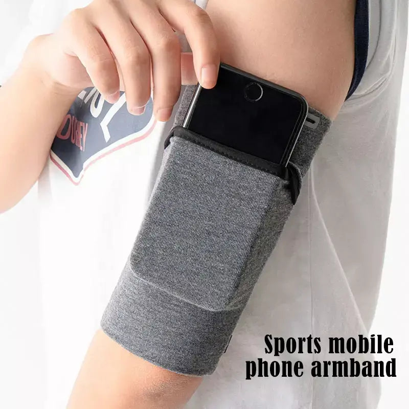 Bolsa de telefone móvel para correr, Braçadeiras esportivas, MP3, MP4 Bags, Sleeve Bags for Jogging, Acessórios para celular, Mulher Wrist Holder
