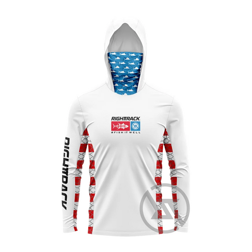 Vestuário colorido respirável Angling, RT Mask Hoodies, Vestuário de pesca, caça, escalada, camping, caminhadas Logos, UPF50 + UV, novo
