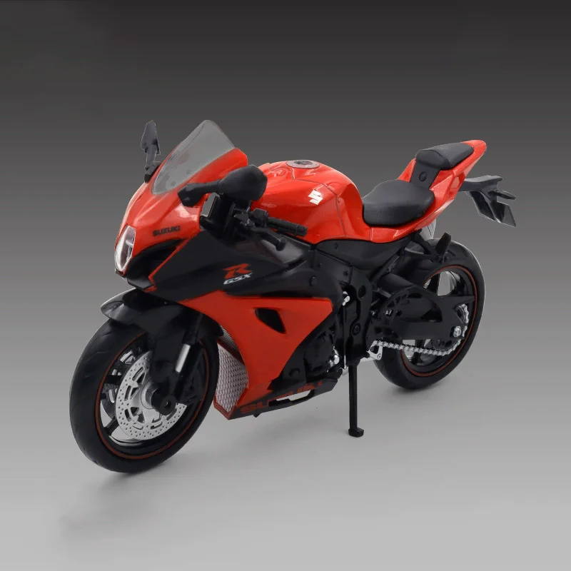 1:12 apulia rsv4 suzuki gsx liga modelo de carro da motocicleta brinquedos diecast roda dianteira direção suspensão da roda traseira presentes das crianças