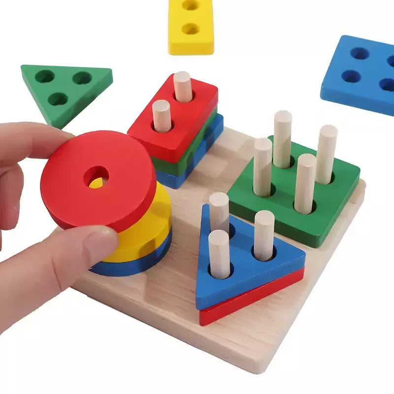 Brinquedos Montessori para Crianças, Jogos de Desenvolvimento, Puzzle para Crianças, Brinquedo Educativo, Menino, Menina, Bebê, 1, 2 anos, 3 anos