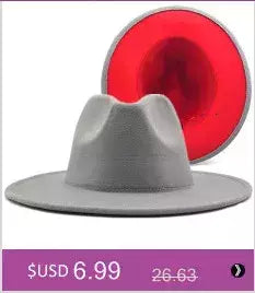 2017 o envio gratuito de 2017 novos homens Da Moda chapéu de feltro das mulheres moda jazz chapéu do verão primavera negra de lã mistura cap casual ao ar livre chapéu