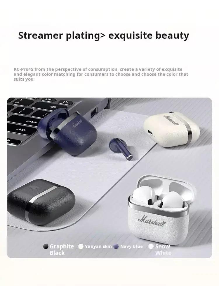 Marshall sleep fones de ouvido bluetooth sem fio semi-in-ear mini som de alta qualidade longo fone de ouvido para android e apple