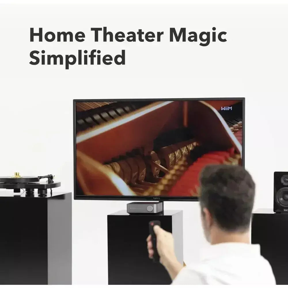 Amplificador de streaming multiroom com AirPlay 2, Chromecast, HDMI e controle de voz Stream Spotify, Amazon Music