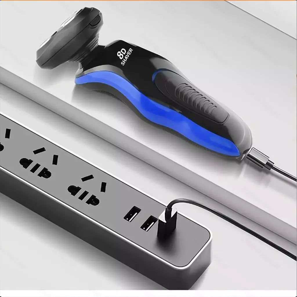 1pc multifuncional quatro em um barbeador elétrico 4 barbear lavável barbear homem carregável barbear USB carregável.
