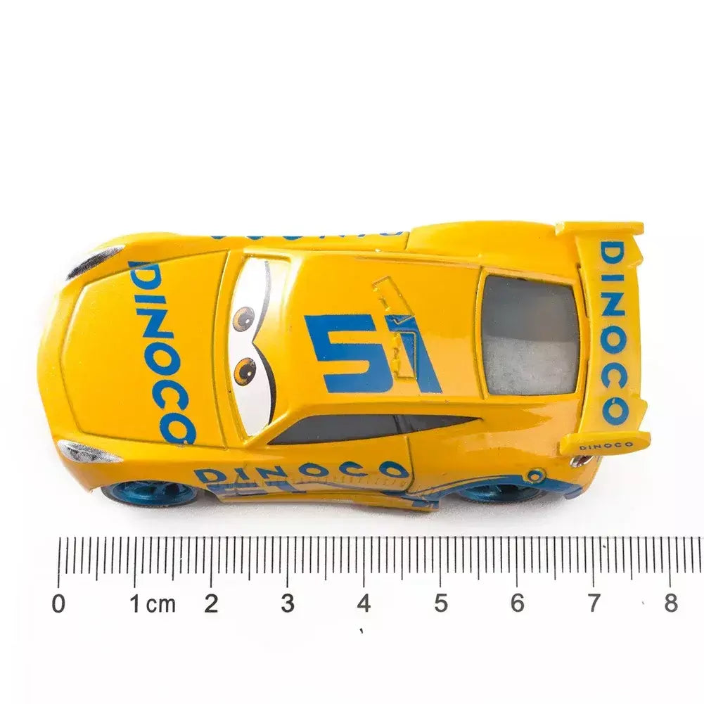 12 pçs disney pixar carros caixa de presente metal diecast relâmpago mcqueen modelo carro brinquedo jackson tio caminhão menino brinquedos aniversário