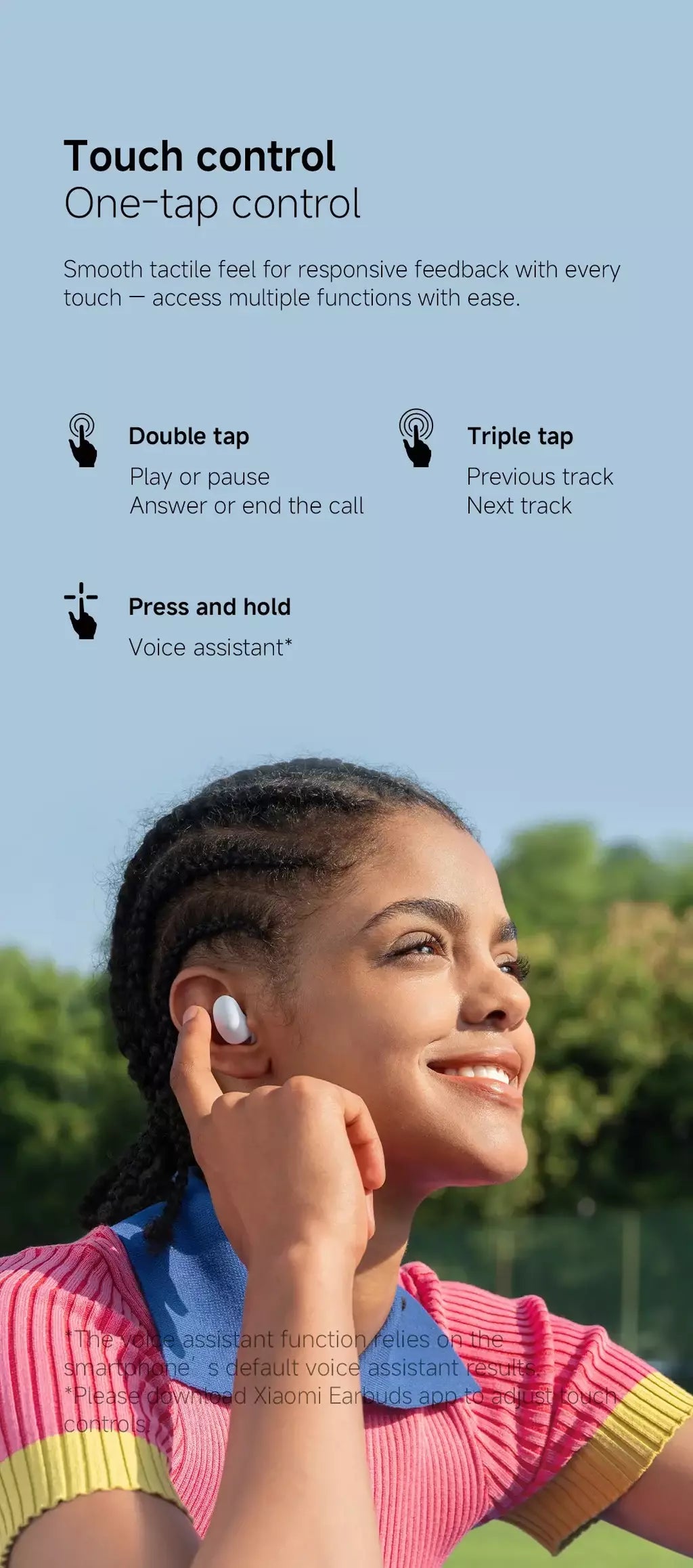 Estreia mundial xiaomi redmi buds 6 play 10mm driver dinâmico ai cancelamento de ruído para chamadas bluetooth 5.4 tws fones de ouvido