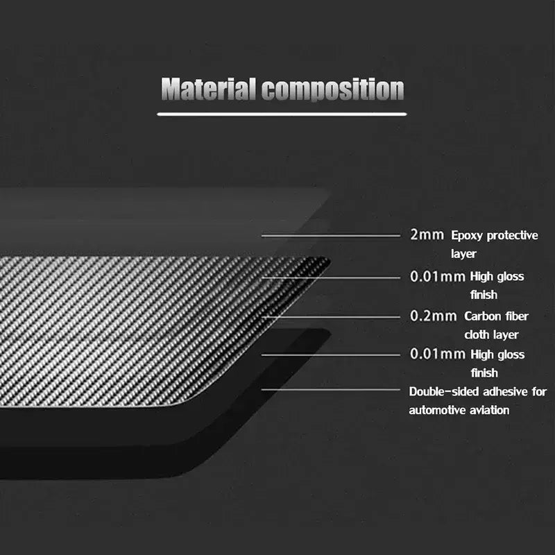 Material De Fibra De Carbono Adesivos, Auto Molduras Interiores, Tira Decorativa, Acessórios Do Carro, Lexus IS250 IS250C IS300 2014-2018