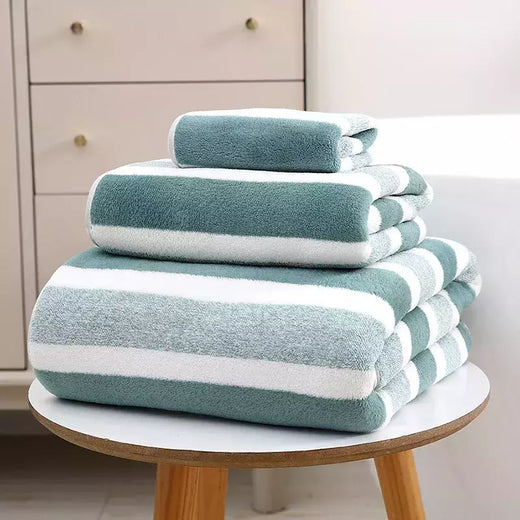 Conjunto de toalha de banho macio e absorvente, Toalhas aconchegantes para uso diário, Toalha de rosto grosso para pele sensível