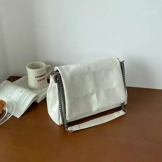Bolsa feminina de grande capacidade para pendulares, sacola de corrente elegante e de alta qualidade, axilas de ombro único, nova, primavera e verão 2024