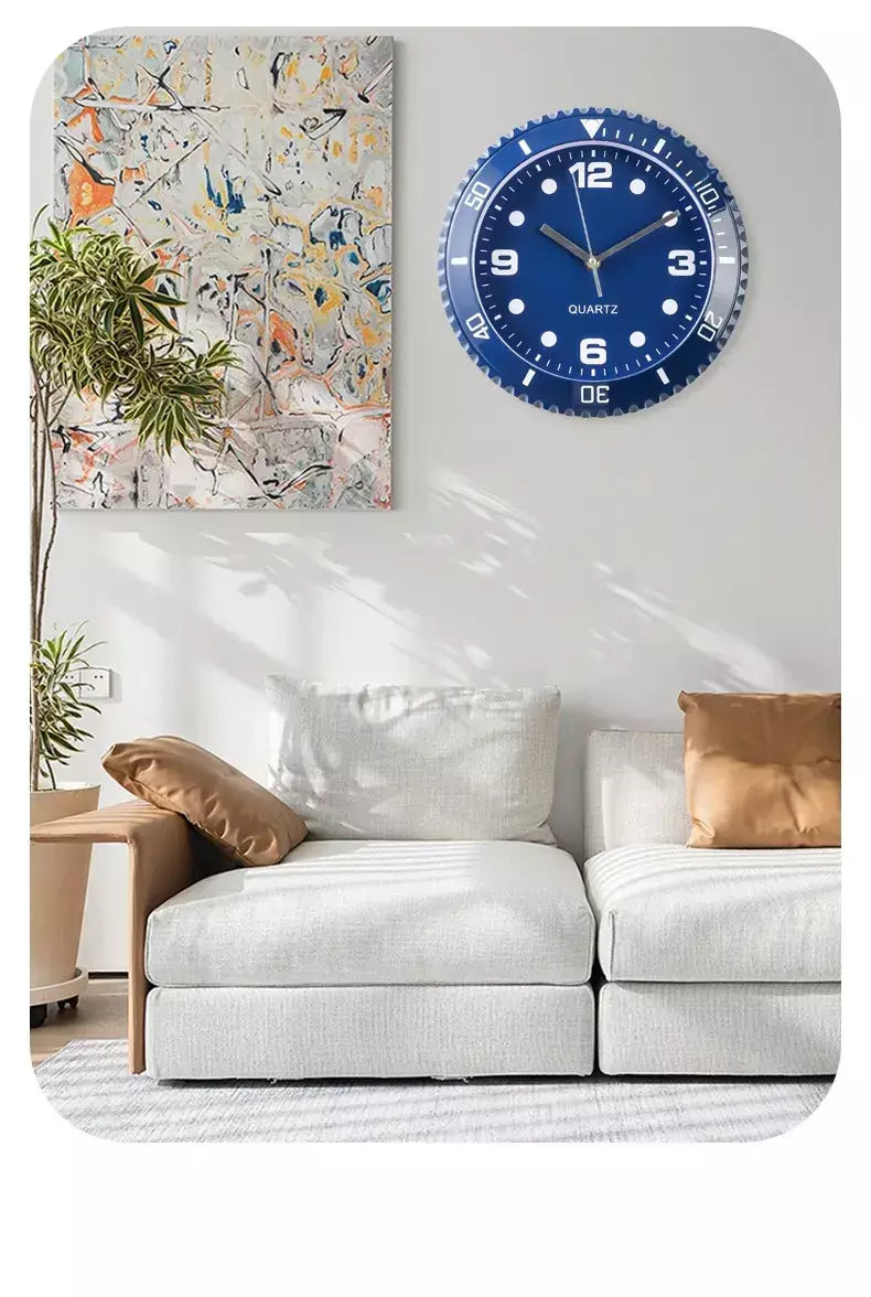 Relógio de parede de papel design moderno silencioso agulha de quartzo relógios de parede de luxo varredura silenciosa segunda casa criativo água fantasma relógio de parede