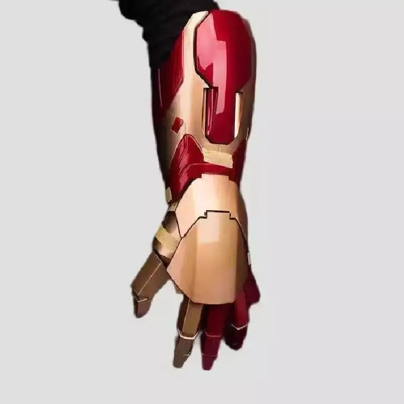 Novo homem de ferro mão esquerda e direita mk42 armadura wearable braço controle remoto e voz cosplay modelo presentes brinquedo personalizado