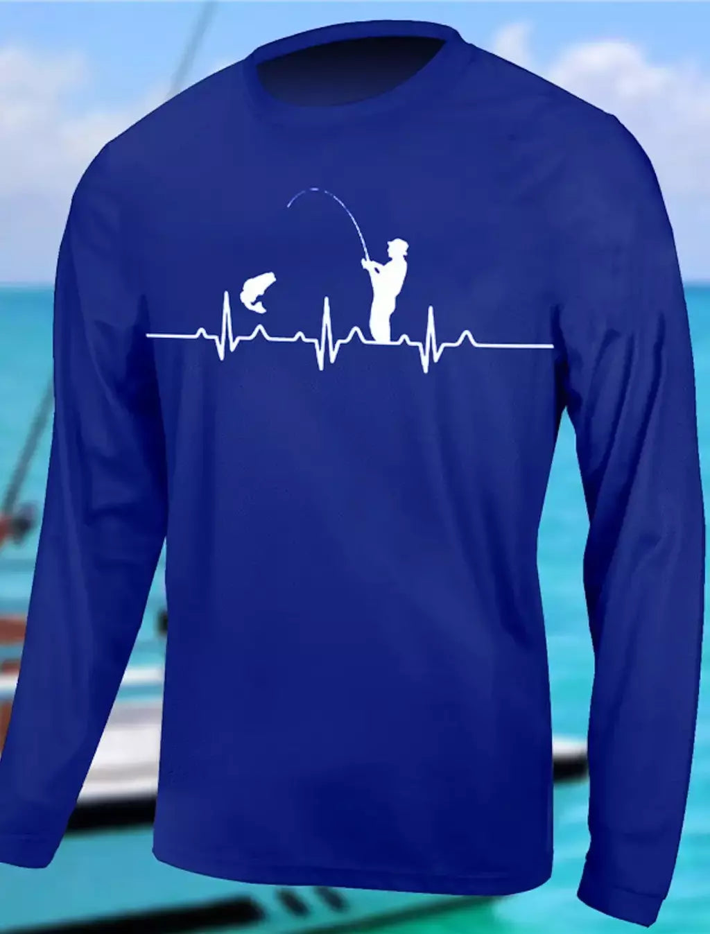 Camisa masculina de manga comprida proteção UV pesca, respirável secagem rápida, suor leve wicking tops, ao ar livre, primavera, verão