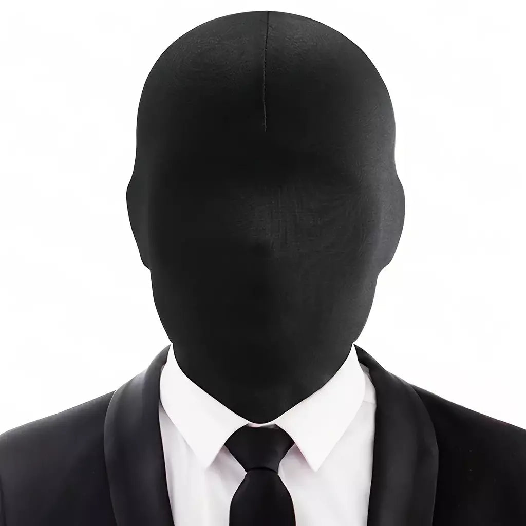 Máscara de spandex de rosto inteiro unissex, máscara de Halloween fantasia personagem escuro cosplay festa de máscaras fobia social proteção de privacidade