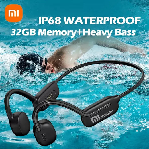 Xiaomi condução óssea fone de ouvido sem fio aberto bluetooth 5.3 ipx8 natação bluetooth fones 32gb mp3 esportes
