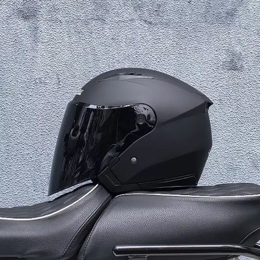 Capacete de motocicleta masculino feminino quatro estações capacete para motocicleta cascos para moto lente dupla corrida meia capacete