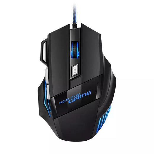 1 pc novo mouse para jogos usb hipervelocidade rgb retroiluminado ergonômico mouse para jogos 7d esports mouse com fio para computador portátil gamer