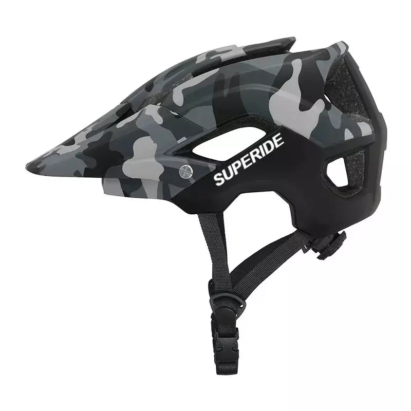 Superide ao ar livre respirável equitação ciclismo capacete integralmente moldado xc mtb capacete de bicicleta ultraleve mountain road capacete