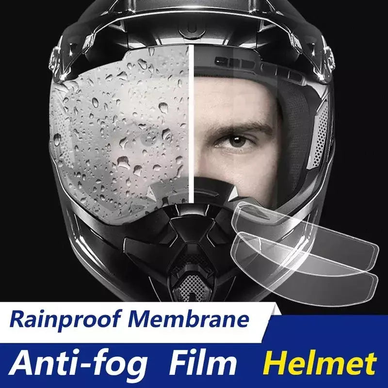 Capacete acessórios da motocicleta anti-nevoeiro à prova de chuva nano revestimento adesivo filme para capacete simpson ferro guerreiro ls2