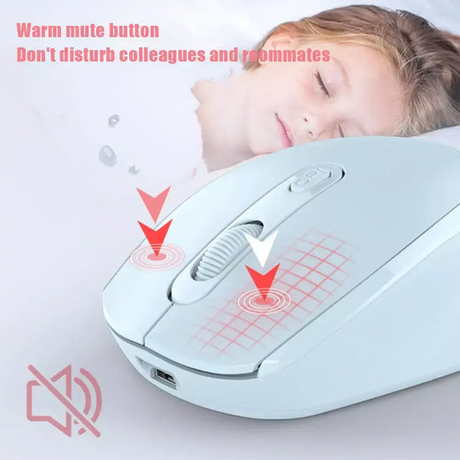 Rato de jogo sem fio negócios portátil desktop escritório em casa ergonômico silencioso recarregável ratos para computador com receptor usb