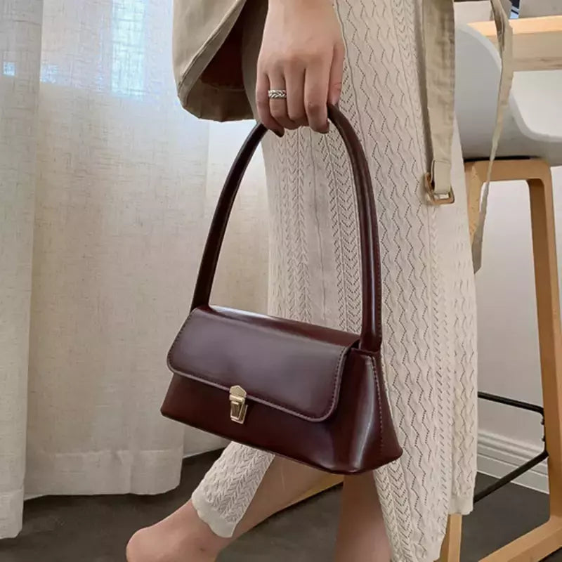 Bolsas Crossbody monocromáticas para mulheres, bolsa de ombro, bolsas axilas, bolsa feminina, marca de luxo, design de moda, 2023