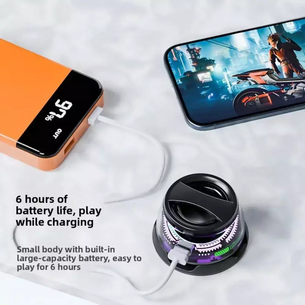 1 pçs portátil bluetooth alto-falante g200 rgb iluminação alto-falante magnético bt5.3 mini caixa de som 7 horas reprodução suporte do telefone