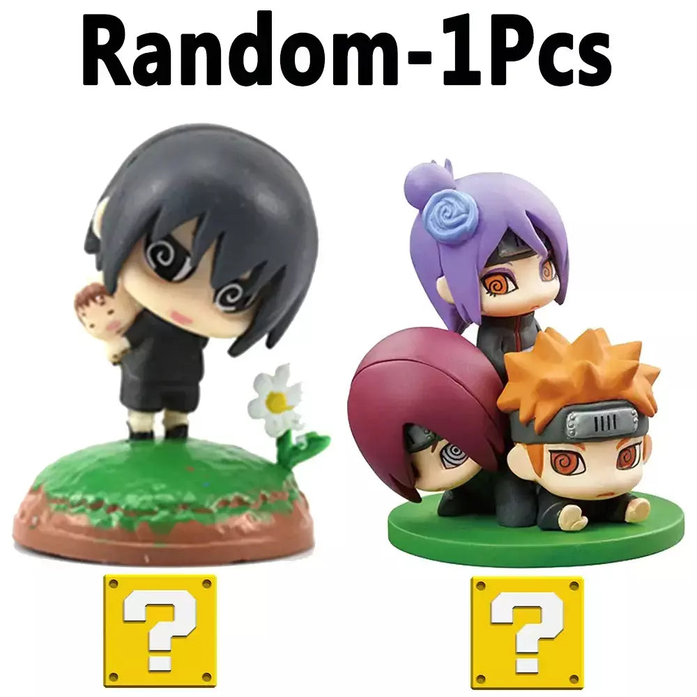 Quente naruto shippuden anime figura modelo sasuke kakashi gaara estatueta de ação estátua pvc brinquedo colecionável boneca crianças presentes