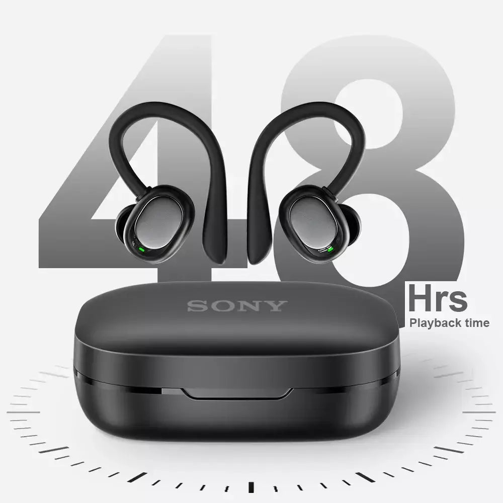 Original sony sp180 verdadeiro sem fio fones de ouvido bluetooth fones de ouvido de gancho de orelha alta fidelidade esportes música fone de ouvido com microfone