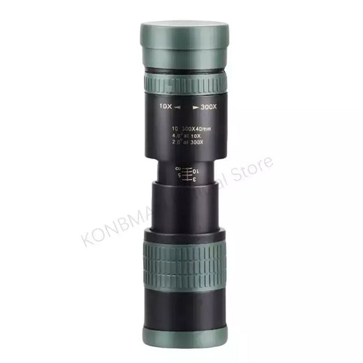 10-300x zoom de alta definição poderoso telescópio binocular remoto portátil de alta qualidade profissional caça telescópio monocular