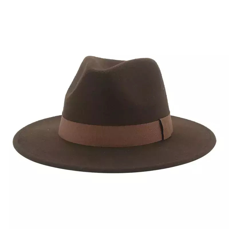 chapeu feminino chapeu chapeu masculino gorro Chapéu fedora mulheres fita banda homens chapéus de aba larga igreja casamento clássico bege branco chapéu do inverno das mulheres dos homens 2021 new gorras hombre