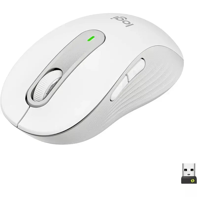 Logitech m650 mouse sem fio bluetooth original, clicos silenciosos para pc/mac/multi-dispositivo/chromebook, escritório, laptop, tecnologia de sensor