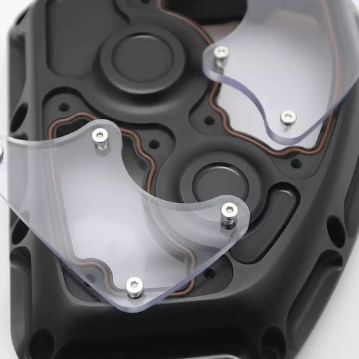 CNC Dupla Cam Claridade Cam Capa, Harley Touring Rua Glide Estrada Rei 06-16 Softail Menino Gordura 01-17 Dyna, CNC