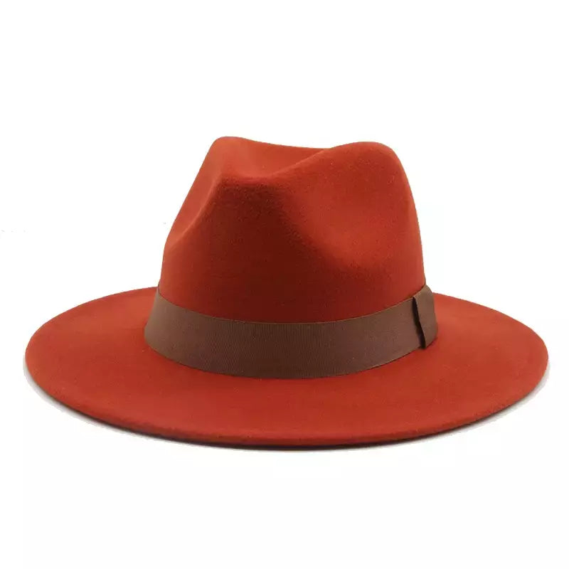 chapeu feminino chapeu chapeu masculino gorro Chapéu fedora mulheres fita banda homens chapéus de aba larga igreja casamento clássico bege branco chapéu do inverno das mulheres dos homens 2021 new gorras hombre