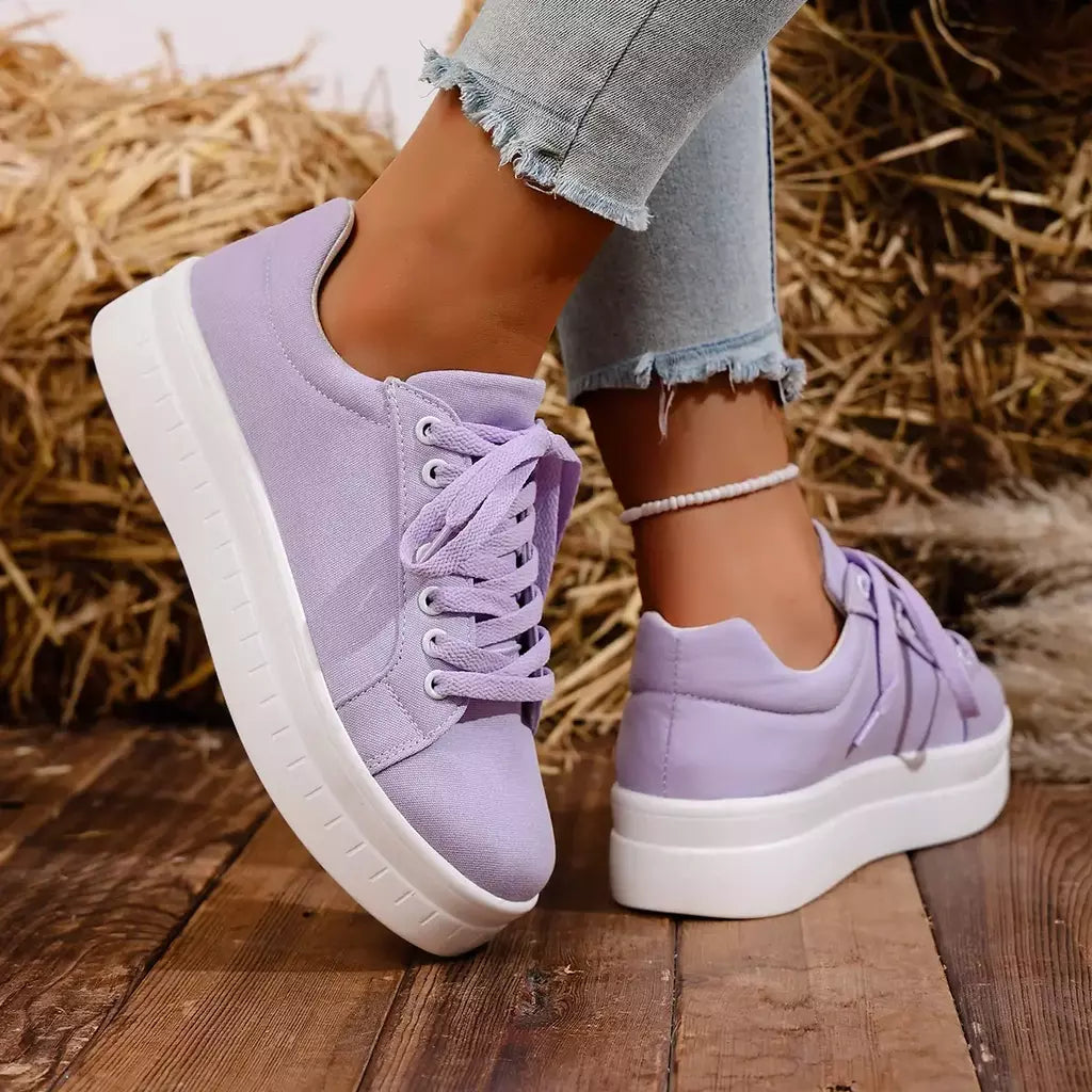 Mulheres tênis 2025 nova moda sapatos casuais femme verão designer tênis feminino rendas até plataforma tênis esporte sapatos femininos