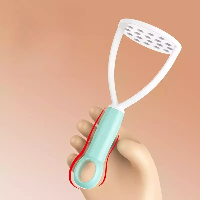 Liquidificador de alimentação para bebês para alimentos, Ferramentas moedeiras Frutas, vegetais, purê de batatas, Processador de segurança manual