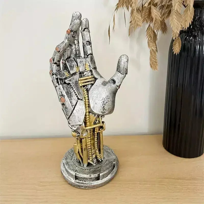 Futurista estilo ficção científica braço robótico decoração gamepad titular menino mesa legal senso de tecnologia ornamento chave organizador de jóias