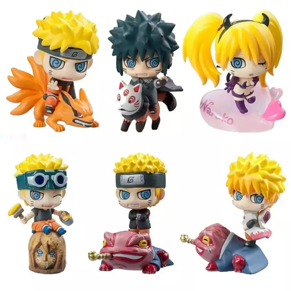 Quente naruto shippuden anime figura modelo sasuke kakashi gaara estatueta de ação estátua pvc brinquedo colecionável boneca crianças presentes
