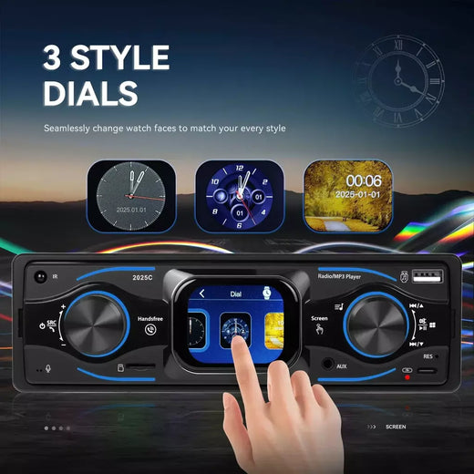 Rádio do carro mp3 bluetooth6.0 player 1din 2.17 Polegada bt chamada universal tela de toque fm tf cartão aux usb multimídia carro player