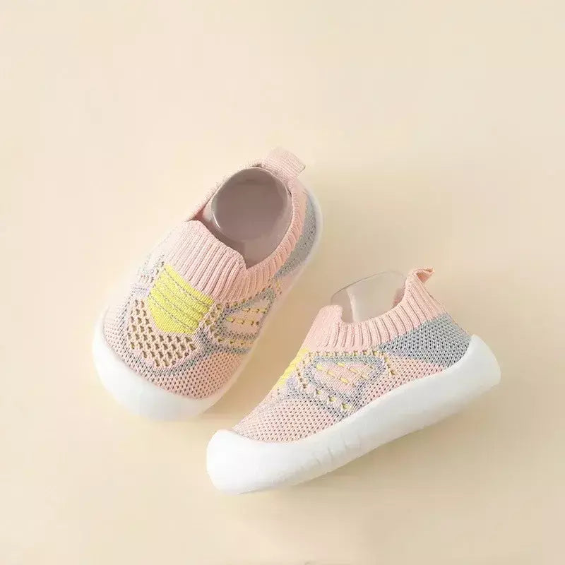 0-5years verão sapatos de bebê recém-nascido da criança sapatos do bebê da menina meias sapatos fundo macio antiderrapante menino respirável malha roupas