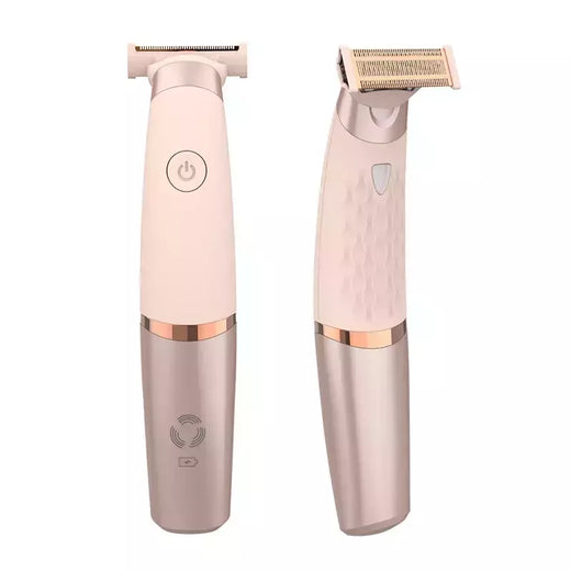 Portátil USB recarregável indolor feminino barbeador, perna e axila cabelo, aparador de barbear elétrico para mulheres, senhoras