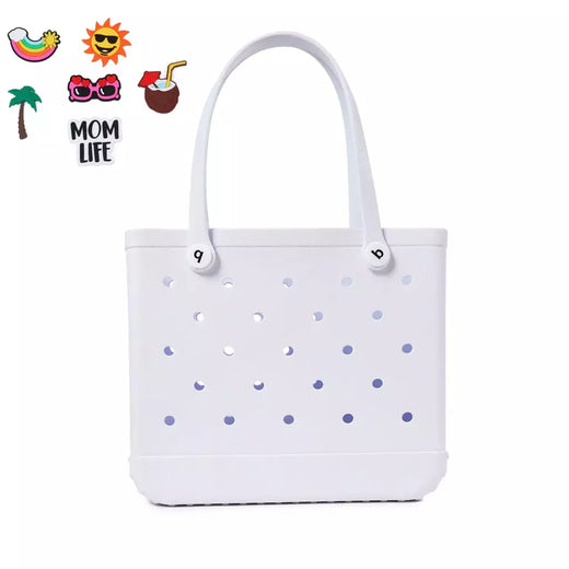 EVA sacola de praia impermeável para mulheres, bolsa de grande capacidade, bolsa de ombro grande, moda feminina
