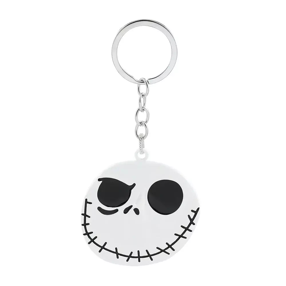 Disney o pesadelo antes do natal chaveiro filme figura jack skellington chaveiros masculino férias jóias acessórios