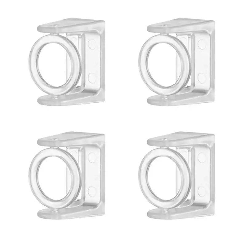 2/4pcs Auto-adesivo Cortina Rod Titular 360 Graus Rotatable Cortina Pólo Varas Suportes De Parede Para Casa Do Banheiro e Hotel