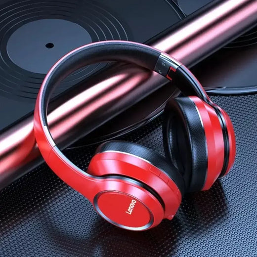 Lenovo hd200 fones de ouvido bluetooth over-ear dobrável computador sem fio cancelamento de ruído alta fidelidade estéreo gaming headset