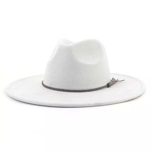 Chapéu Fedora de camurça para homens e mulheres, chapéu de feltro, Fedora clássico, chapéu de igreja, jazz, outono, inverno, 9,5 cm